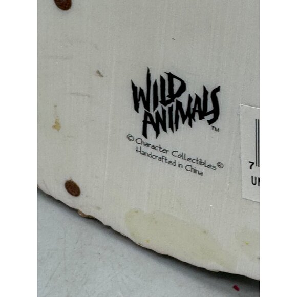 Wild Animals Moose Figurine With Snowy Trees Winter Scene Used READ - Picture 8 of 8